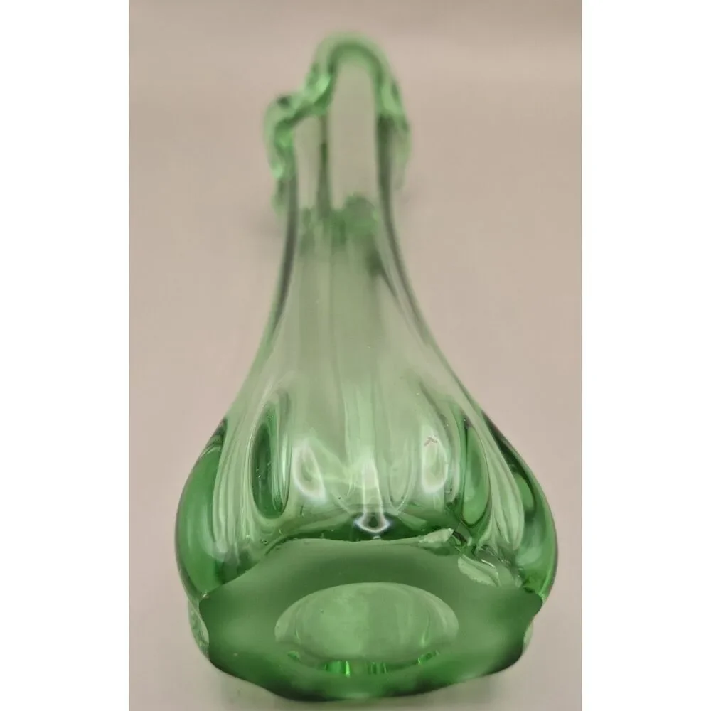 Vintage Swung Vase Green 9.5